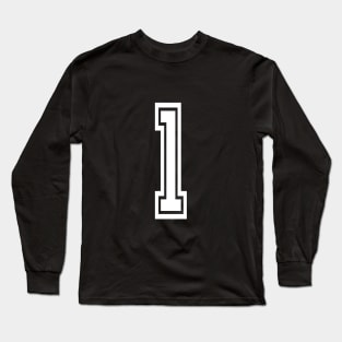 Number 1 for a sports team, group, or community T-Shirt Long Sleeve T-Shirt